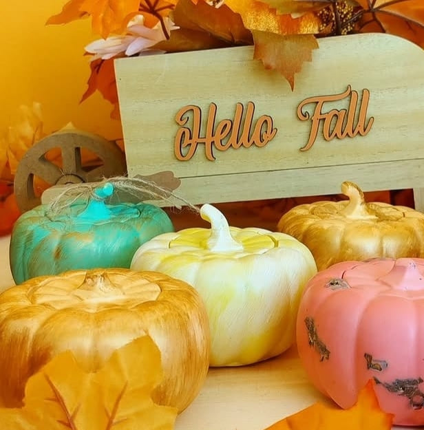 Hello fall candles